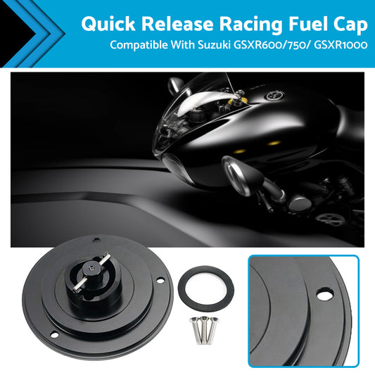 {{ Quick Release Racing Fuel Cap - Suitable For SUZUKI GSXR600 750  GSXR1000 03-22 }} - Buy Car Parts Online at {{ Kaka Auto Parts }}.