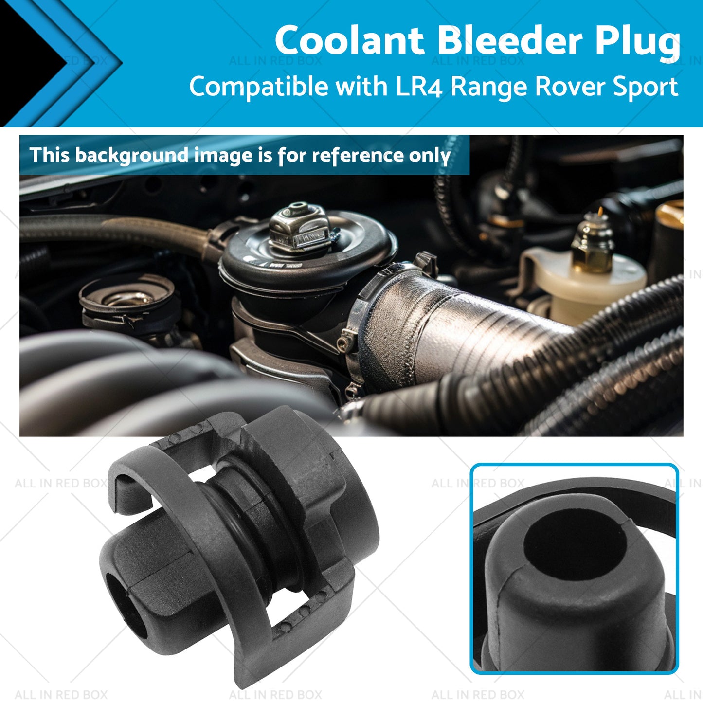 {{ Coolant Bleeder Plug Suitable for Land Rover LR4 Range Rover Sport 3. 0L 5. 0L }} - Buy Car Parts Online at {{ Kaka Auto Parts }}.