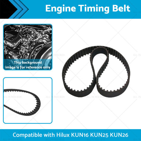 1KD-FTV Engine Timing Belt Suitable for Hilux KUN16 KUN25 KUN26 3. 0L Diesel