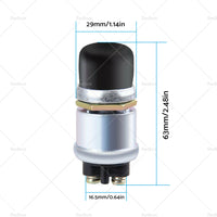 {{ 12V Car Switch Push Button Ignition Track Engine Start Starter Heavy Duty }} - Buy Car Parts Online at {{ Kaka Auto Parts }}.