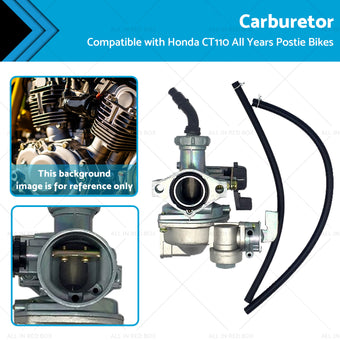 compare product Carburetor Suitable for Honda CT110 All Years Postie Bikes Correct Carby