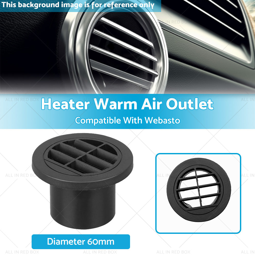 {{ 60mm,Diesel Heater Ducting Warm Air Vent Directional Outlet or Suitable For Webasto }} - Buy Car Parts Online at {{ Kaka Auto Parts }}.
