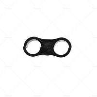 {{ 10x AN6 6AN AN -6 Nylon Braided Stainless Fuel Oil Line Hose Separator Clamp }} - Buy Car Parts Online at {{ Kaka Auto Parts }}.