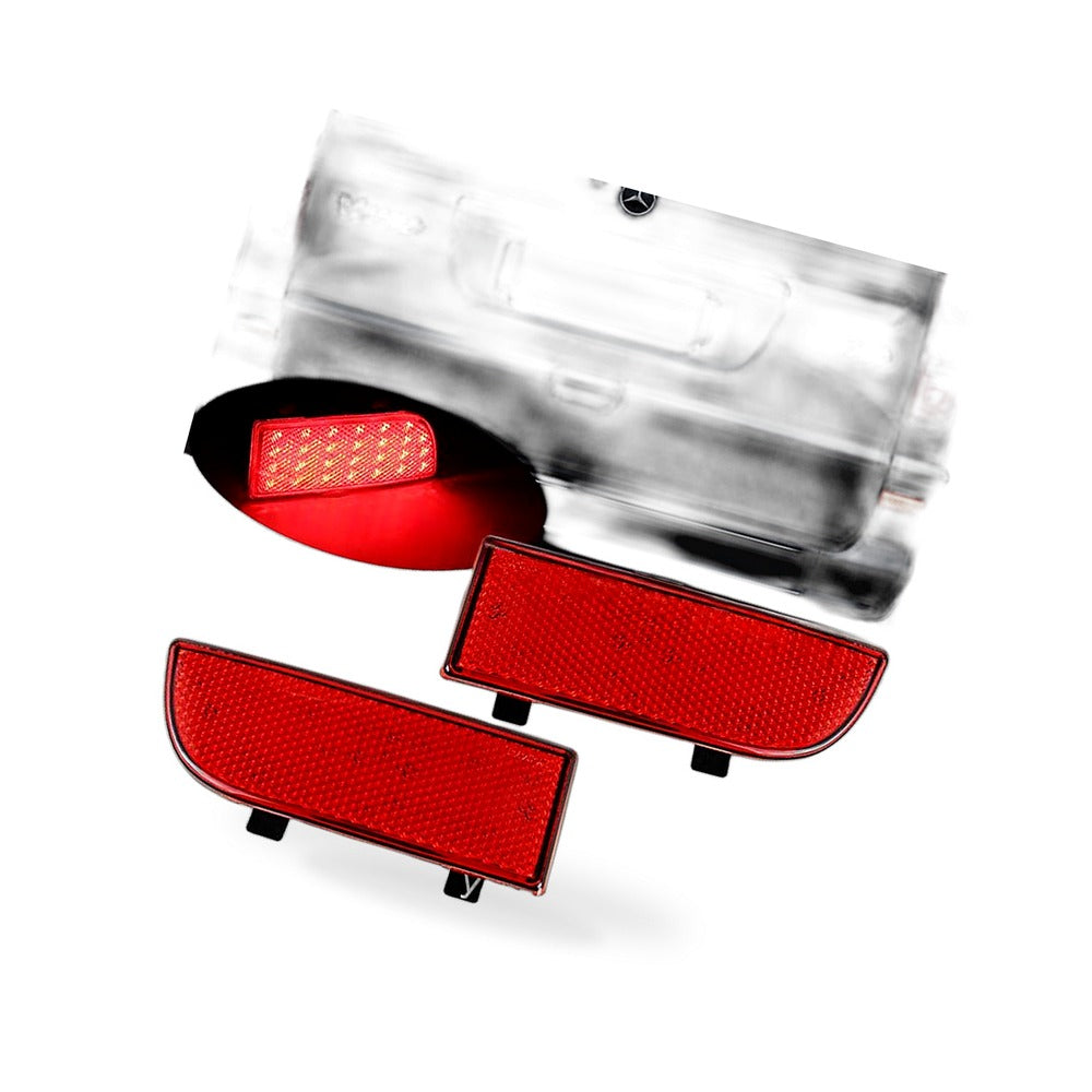 LED Rear Bumper Reflector Suitable for Mercedes Vito Viano W639 2003-2014 Red - BD3