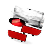 LED Rear Bumper Reflector Suitable for Mercedes Vito Viano W639 2003-2014 Red - BD3