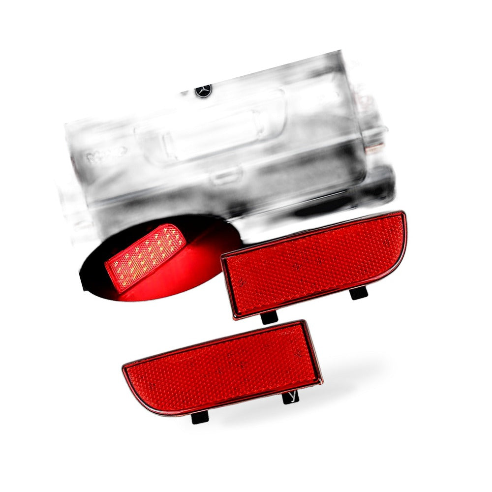 LED Rear Bumper Reflector Suitable for Mercedes Vito Viano W639 2003-2014 Red - BD4