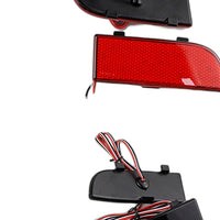 LED Rear Bumper Reflector Suitable for Mercedes Vito Viano W639 2003-2014 Red - XQ1