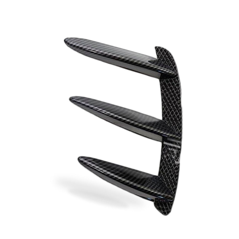 Rear Bumper Vent Trim Suitable for Mercedes W176 A200 A250 A45 Fiber Texture - BD1