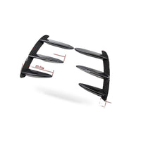 Rear Bumper Vent Trim Suitable for Mercedes W176 A200 A250 A45 Fiber Texture - BD3