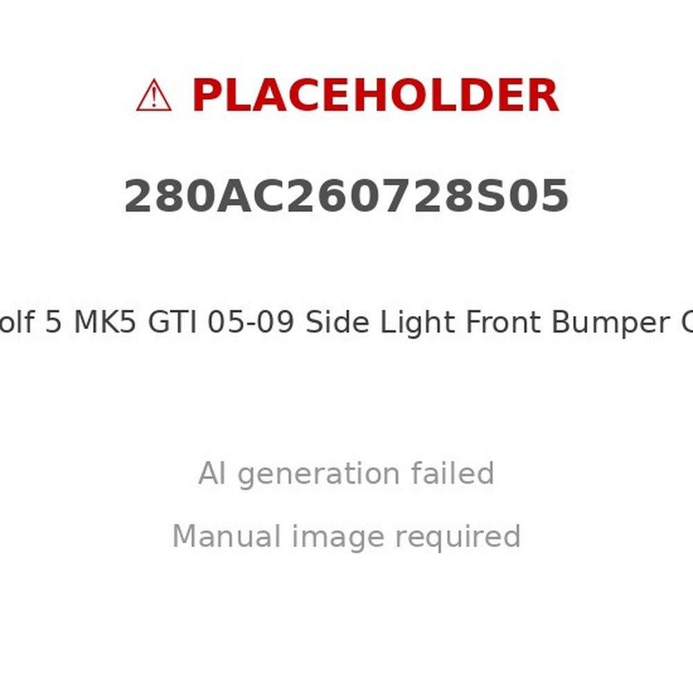 Side Light Front Bumper Corner Turn Signal Suitable for VW Golf 5 MK5 GTI 05-09 - XQ1