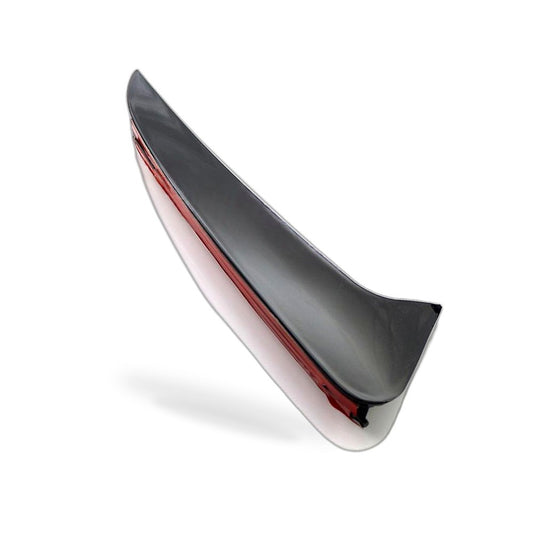 Mercedes C-Class W205 15-18 Front Bumper Wolf Tooth Blade Gloss Black