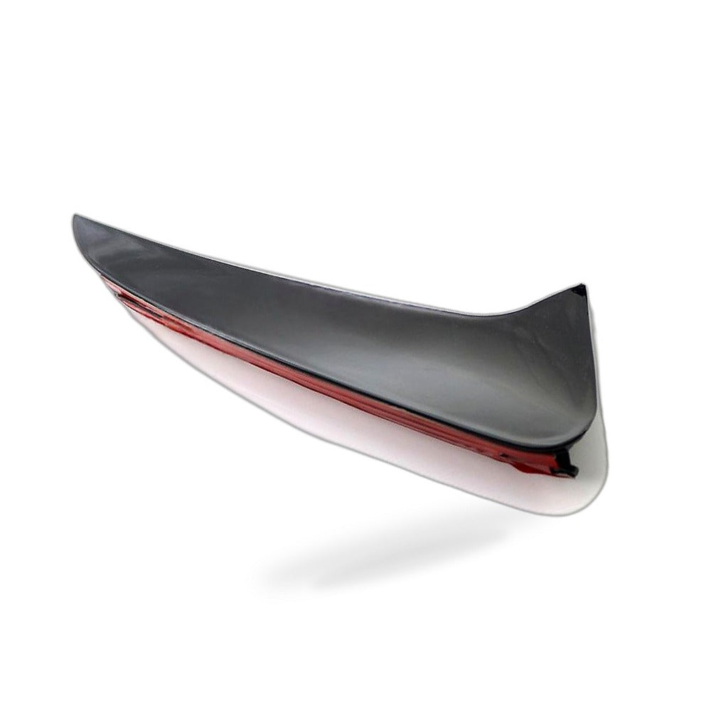 Mercedes C-Class W205 15-18 Front Bumper Wolf Tooth Blade Gloss Black - BD2
