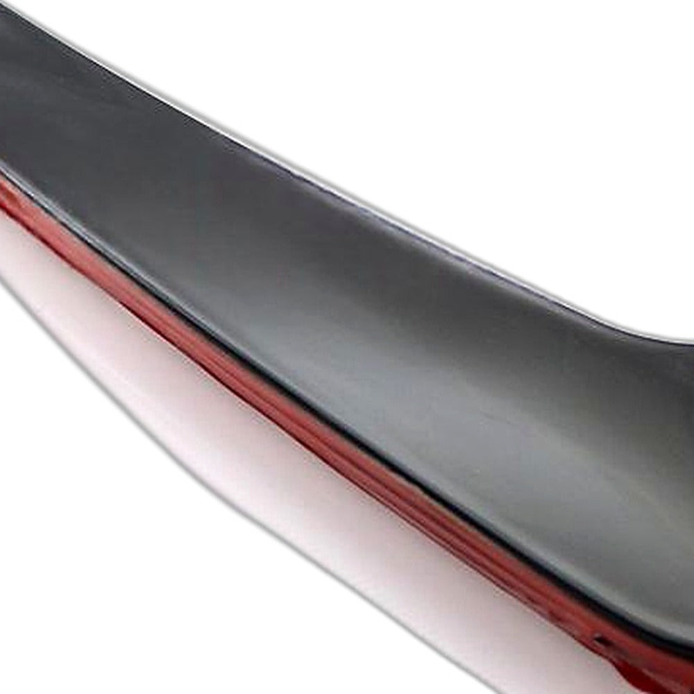 Mercedes C-Class W205 15-18 Front Bumper Wolf Tooth Blade Gloss Black - XQ1
