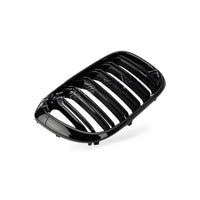 Front Grille Suitable for BMW X3 X4 G01 G02 2018-2021 Single Line Matte Black - BD2