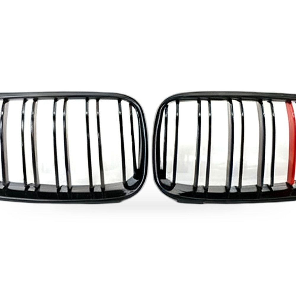Dual Line Tri-Color Front Grille Suitable for BMW 3 Series E92 E93 2010-2014 - XQ1