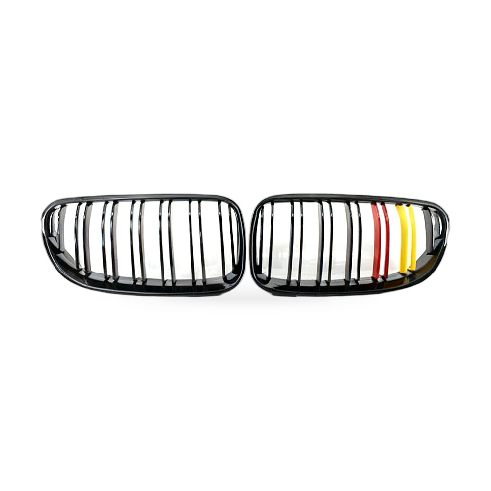 Dual Line Tri-Color Front Grille Suitable for BMW 3 Series E92 E93 2010-2014 - ZT2