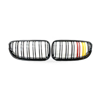 Dual Line Tri-Color Front Grille Suitable for BMW 3 Series E92 E93 2010-2014 - ZT2