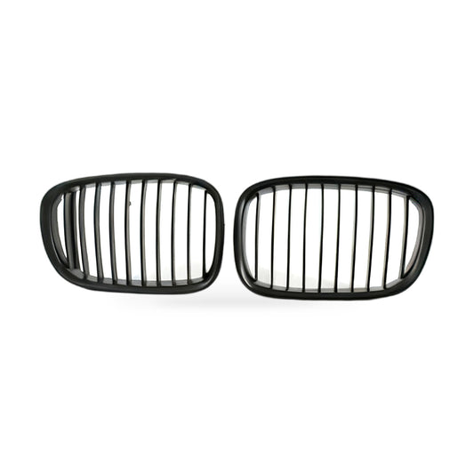 Modified Grille Front Face Suitable for BMW 5 Series E39 1996-1998 Matte Black - ZT2