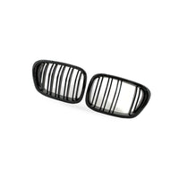 Gloss Black Double Line Grille Red Yellow Mesh Suitable for BMW E39 99-04 - BD1