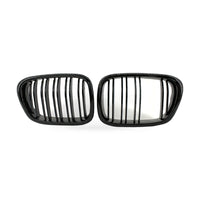 Gloss Black Double Line Grille Red Yellow Mesh Suitable for BMW E39 99-04 - ZT2
