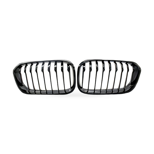 Gloss Black Grille Single Line Grille Suitable for BMW 1 Series F20 2015-2017 - ZT2
