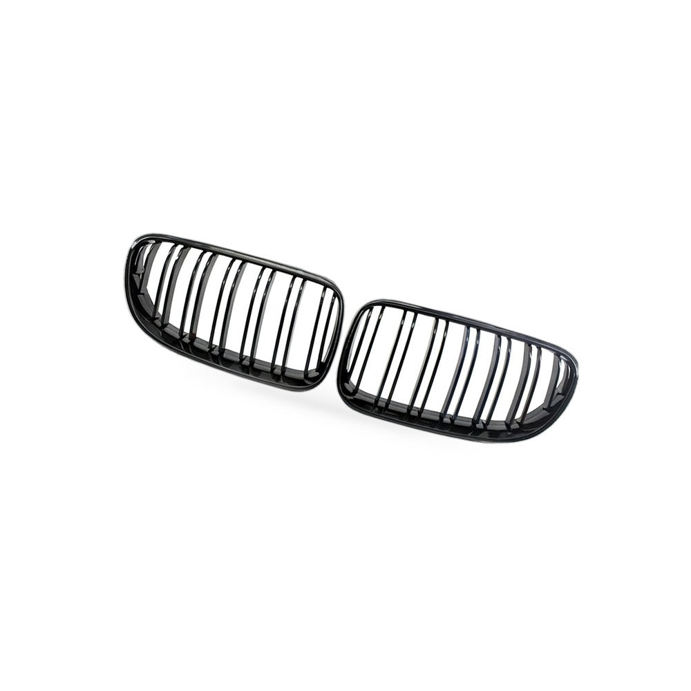 Gloss Black Dual Line Grille Suitable for BMW 3 Series Coupe E92 E93 2010-2014 - BD1