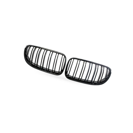 Gloss Black Dual Line Grille Suitable for BMW 3 Series Coupe E92 E93 2010-2014