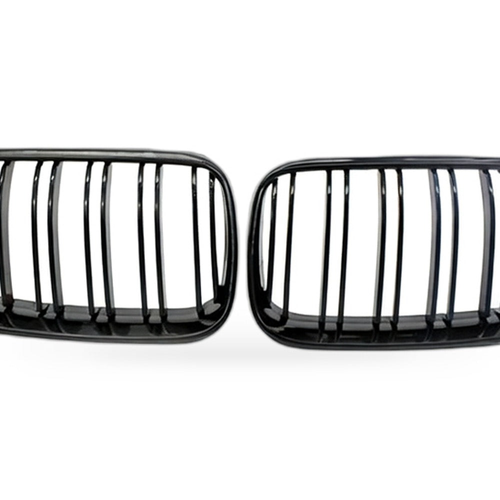 Gloss Black Dual Line Grille Suitable for BMW 3 Series Coupe E92 E93 2010-2014 - XQ1