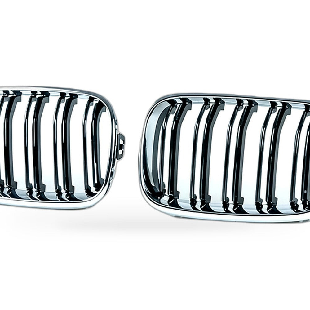Grille Suitable for BMW 2 Series F22 F23 2014-2018 Chrome Frame Gloss Black - XQ1