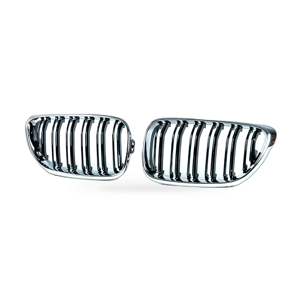 Grille Suitable for BMW 2 Series F22 F23 2014-2018 Chrome Frame Gloss Black - ZT2