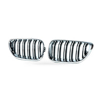 Grille Suitable for BMW 2 Series F22 F23 2014-2018 Chrome Frame Gloss Black - ZT2