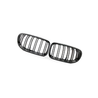 Carbon Gloss Black Double Line Grille Suitable for BMW 3 E90 E91 09-12 - BD1