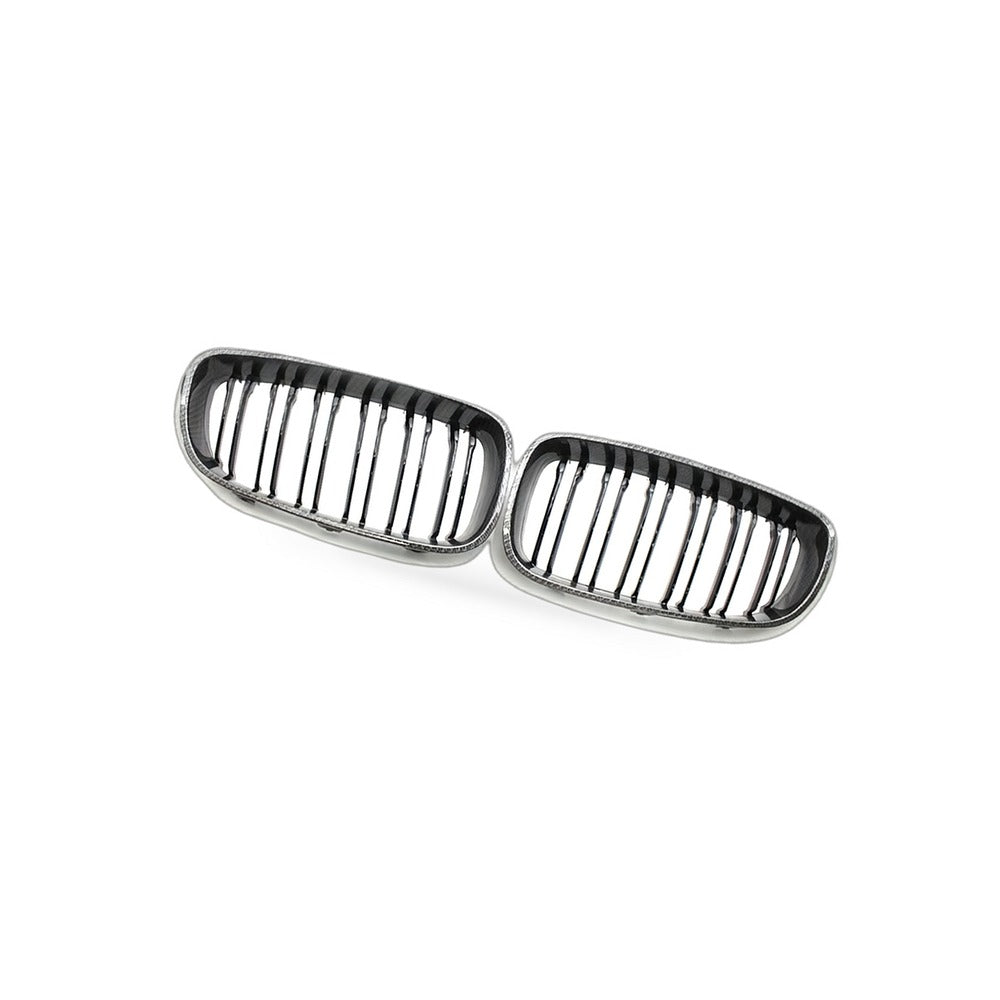Carbon Gloss Black Dual Line Front Grille Suitable for BMW 3 GT F34 2014-2017 - BD1