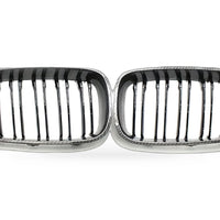 Carbon Gloss Black Dual Line Front Grille Suitable for BMW 3 GT F34 2014-2017 - XQ1