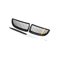 Gloss Black Red Yellow Front Grille Suitable for BMW 3 Series E90 E91 2006-2008 - BD1