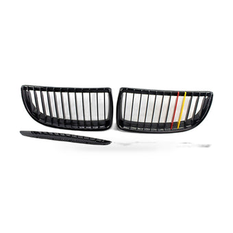 compare product Gloss Black Red Yellow Front Grille Suitable for BMW 3 Series E90 E91 2006-2008
