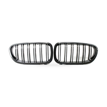 compare product Carbon Pattern Dual Line Grille Suitable for BMW 5 Series F10 F18 2010-2016