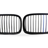 Gloss Black M-Style Grille Front Face Suitable for BMW 7 Series F02 F01 - XQ1