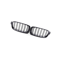 Half Carbon Gloss Black Dual Line Grille Suitable for BMW 3 Series F30 F35 13-19 - BD1