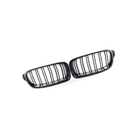 Half Carbon Gloss Black Dual Line Grille Suitable for BMW 3 Series F30 F35 13-19 - BD2