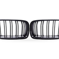 Half Carbon Gloss Black Dual Line Grille Suitable for BMW 3 Series F30 F35 13-19 - XQ1