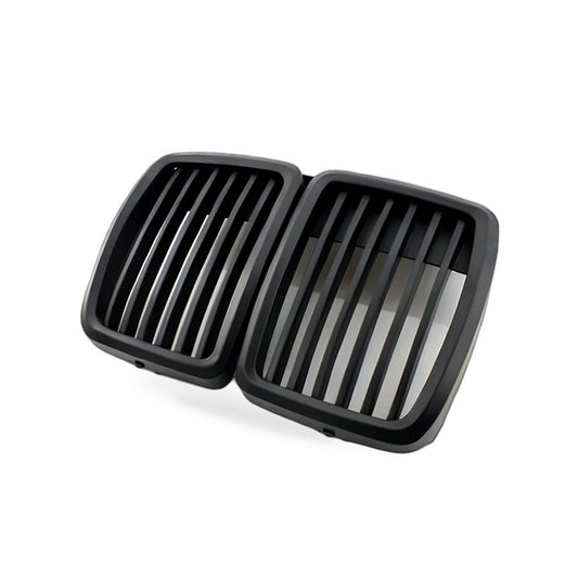 Modified Front Bumper Grille Suitable for BMW 3 Series E30 1982-1994 Matte Black