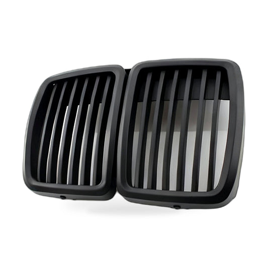 Modified Front Bumper Grille Suitable for BMW 3 Series E30 1982-1994 Matte Black - ZT2