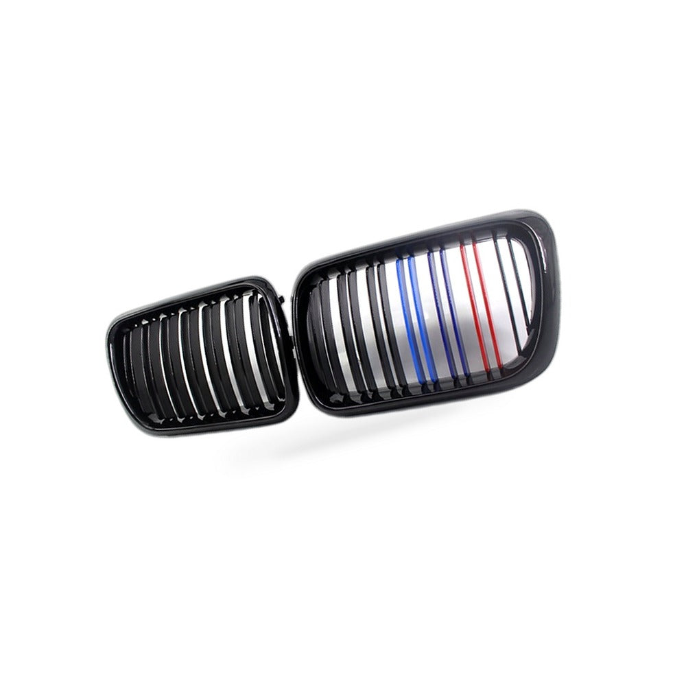 Black Tri-Color M-Style Front Grille for BMW 3 Series E36 1997-1999 - BD2
