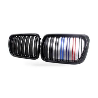 compare product Black Tri-Color M-Style Front Grille for BMW 3 Series E36 1997-1999