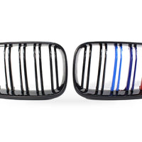 Gloss Black M Style Double Slat Grille Suitable for BMW 2 Series F22 F23 - XQ1