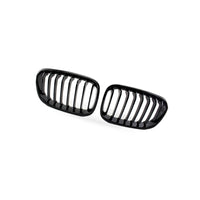 8-Column Gloss Black Front Grille Suitable for BMW 1 Series F20 F21 2011-2014 - BD1