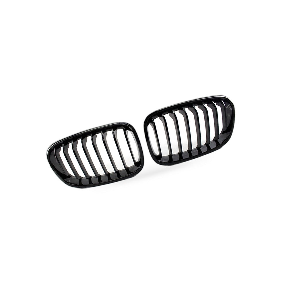 8-Column Gloss Black Front Grille Suitable for BMW 1 Series F20 F21 2011-2014 - BD2