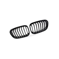 8-Column Gloss Black Front Grille Suitable for BMW 1 Series F20 F21 2011-2014 - BD2
