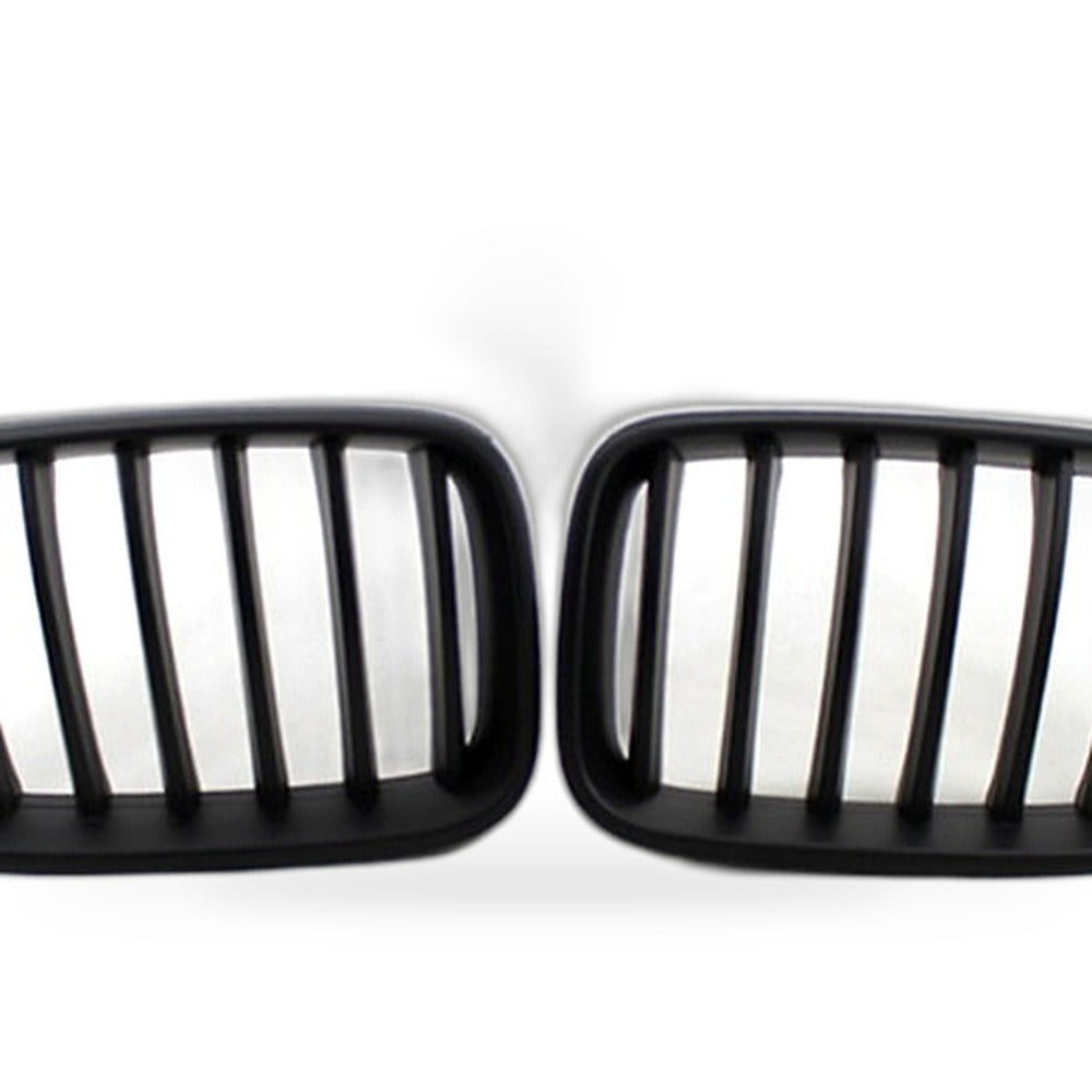 BMW F25 F26 14-16 Front Bumper Grille X3 X4 Single Line Grille [Matte Black Single Line] - XQ1